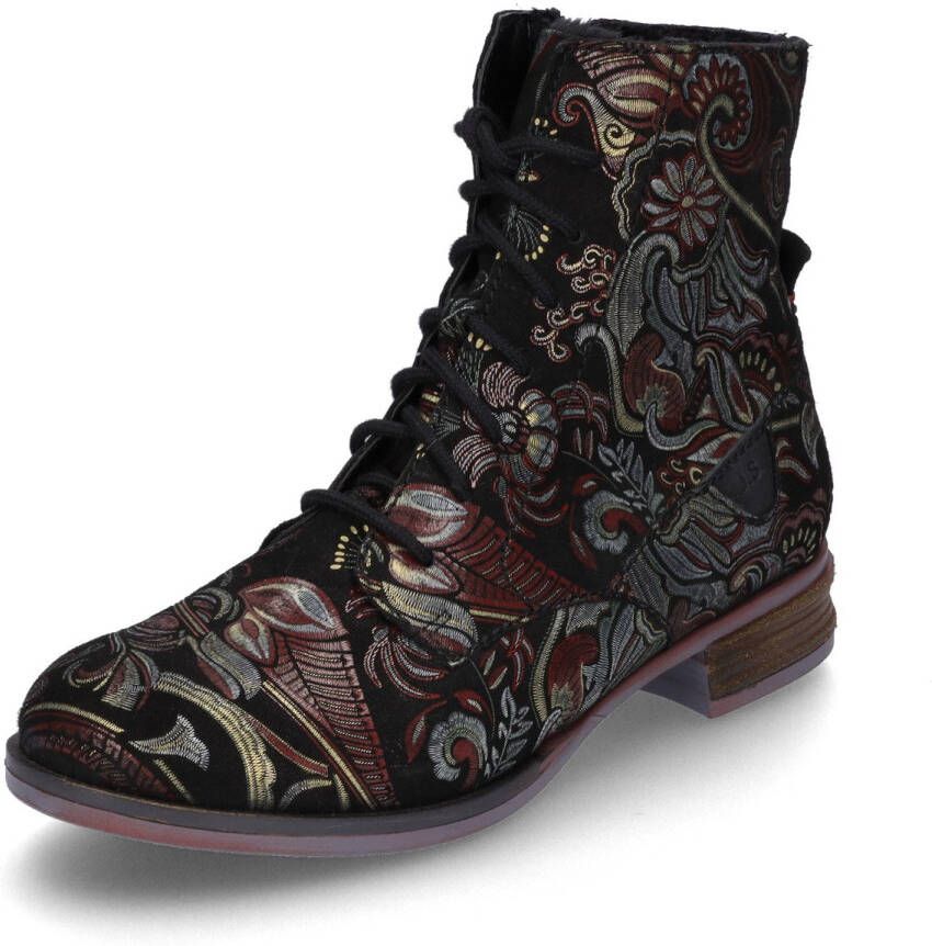 Josef Seibel Hoge veterschoenen SANJA 01 met fantasy-print