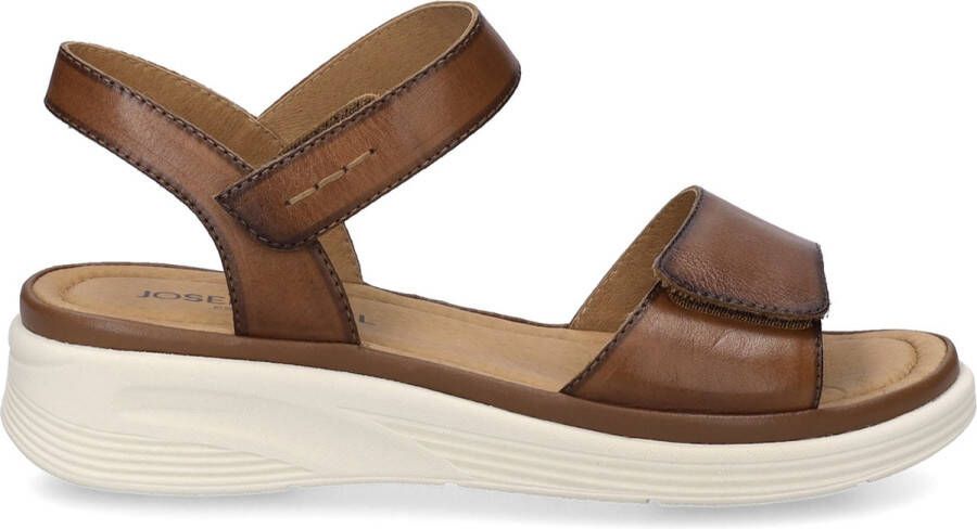Josef Seibel Sandalen Sevran 01 vrijetijdsschoen sleehak sandaal met klittenbandsluiting
