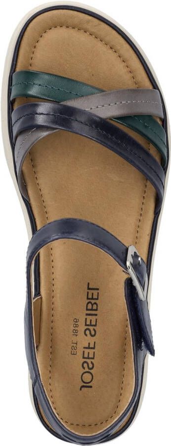 Josef Seibel Sandalen Sevran 02 plateausandaal wedgesandaal met modieuze kruisbandage