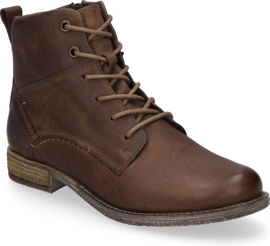 Josef Seibel SIENNA 95 Volwassenen VeterlaarzenHoge sneakersDames veterschoenenHalf-hoge schoenen Bruin