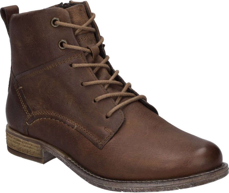 Josef Seibel SIENNA 95 Volwassenen VeterlaarzenHoge sneakersDames veterschoenenHalf-hoge schoenen Bruin