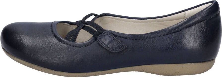 Josef Seibel Ballerina's met riempje Fiona Feestelijke schoen slipper comfortschoen met gekruiste elastiek