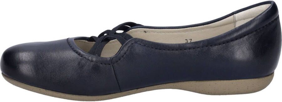 Josef Seibel Ballerina's met riempje Fiona Feestelijke schoen slipper comfortschoen met gekruiste elastiek