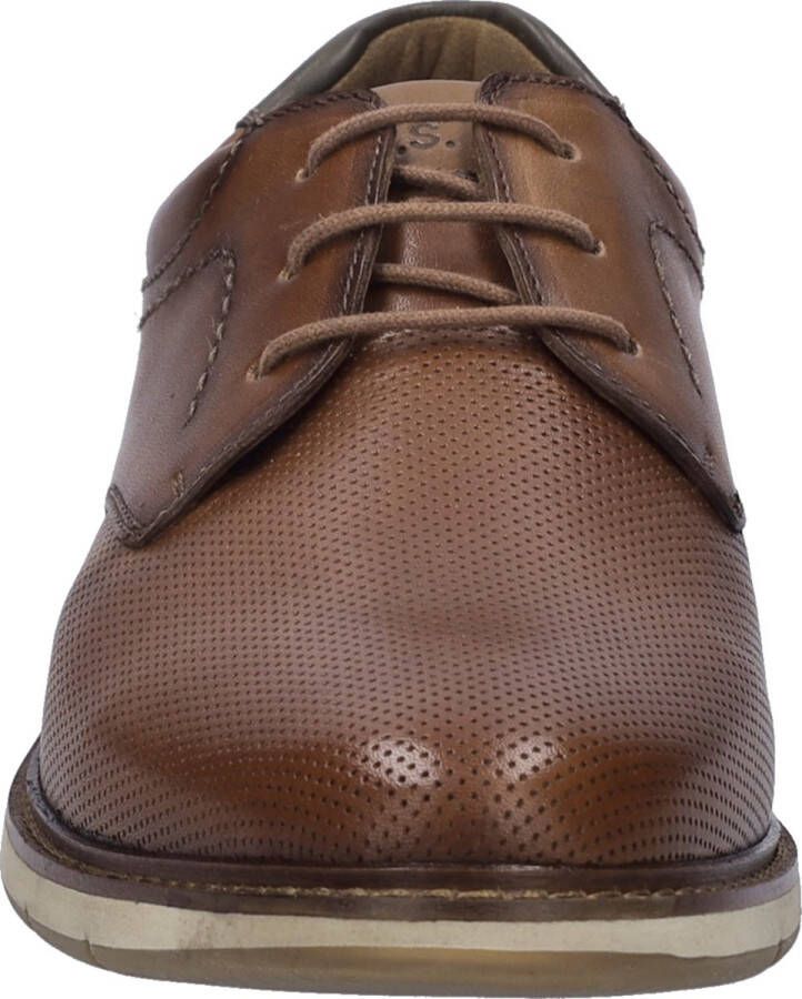 Josef Seibel Veterschoenen Stuart 02 comfortabele schoen business schoen sneaker in comfortabele breedte g (breed)