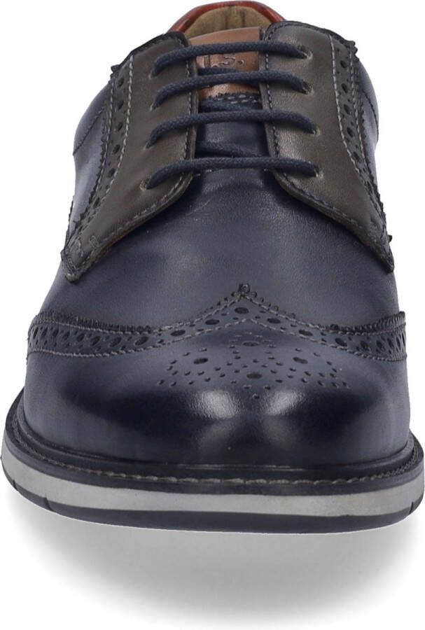 Josef Seibel Schoenen met perforatie Stuart 07 brogue businessschoen suiteschoen met vleugelkappen