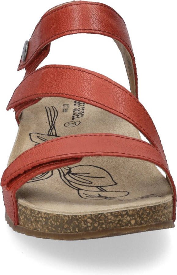 Josef Seibel TONGA~25~~~~~~~~~~~~~~~~~~~~~~ Sandalen met hakDames Sandalen Rood