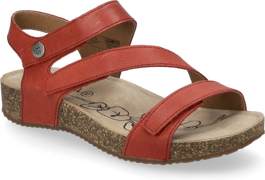 Josef Seibel TONGA~25~~~~~~~~~~~~~~~~~~~~~~ Sandalen met hakDames Sandalen Rood