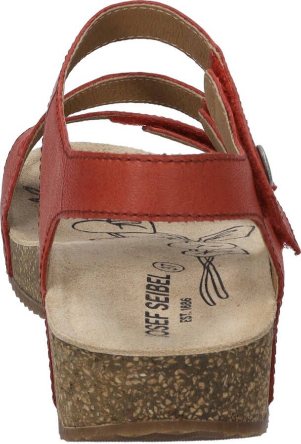Josef Seibel TONGA~25~~~~~~~~~~~~~~~~~~~~~~ Sandalen met hakDames Sandalen Rood