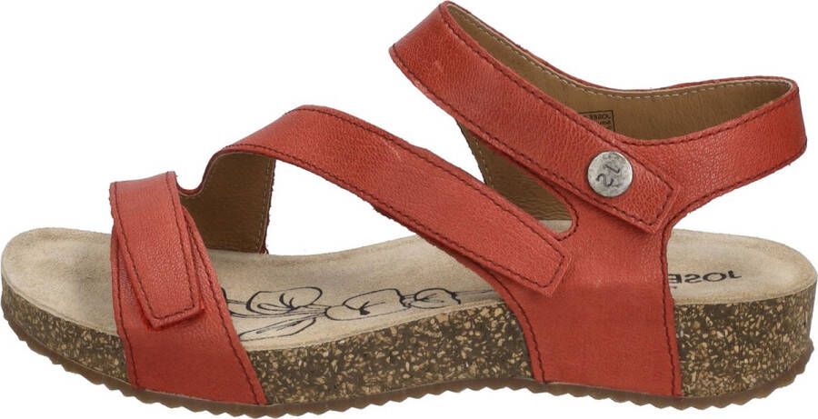 Josef Seibel TONGA~25~~~~~~~~~~~~~~~~~~~~~~ Sandalen met hakDames Sandalen Rood