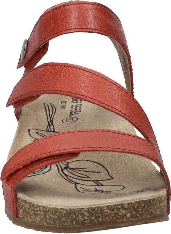 Josef Seibel TONGA~25~~~~~~~~~~~~~~~~~~~~~~ Sandalen met hakDames Sandalen Rood