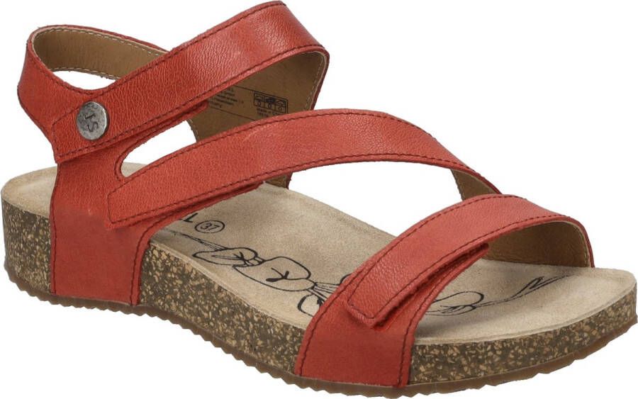 Josef Seibel TONGA~25~~~~~~~~~~~~~~~~~~~~~~ Sandalen met hakDames Sandalen Rood