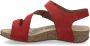 Josef Seibel Tonga 25 Sandale für Damen Rot - Thumbnail 1