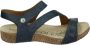 Josef Seibel TONGA 25 Sandalen met hakDames SandalenPopulaire damesschoenen Josef Blauw - Thumbnail 1