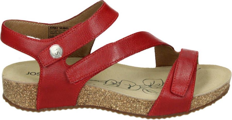 Josef Seibel TONGA~25~~~~~~~~~~~~~~~~~~~~~~ Sandalen met hakDames Sandalen Rood