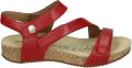Josef Seibel TONGA~25~~~~~~~~~~~~~~~~~~~~~~ Sandalen met hak Dames Sandalen Rood - Rood