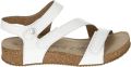 Josef Seibel TONGA~25~~~~~~~~~~~~~~~~~~~~~~ Sandalen met hak Dames Sandalen Wit beige - Wit
