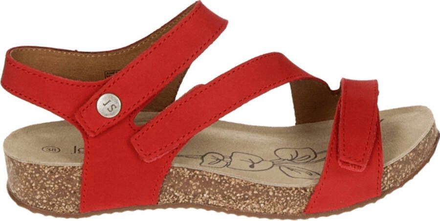 Josef Seibel TONGA~25~~~~~~~~~~~~~~~~~~~~~~ Sandalen met hakDames Sandalen Rood
