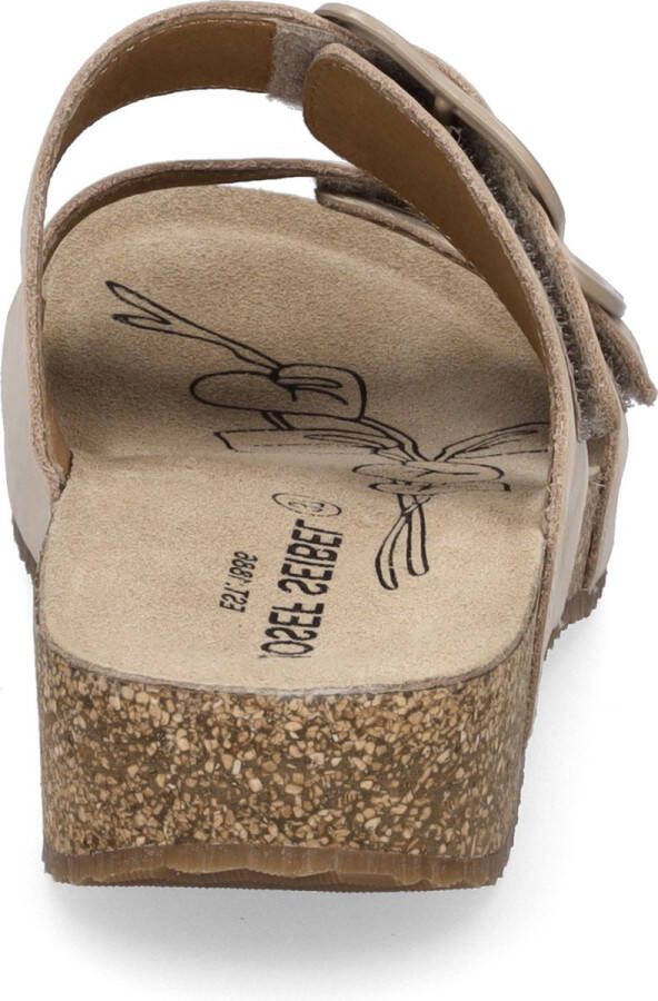 Josef Seibel Slippers TONGA 64 plateau zomerschoen pantoffels met gespsluiting