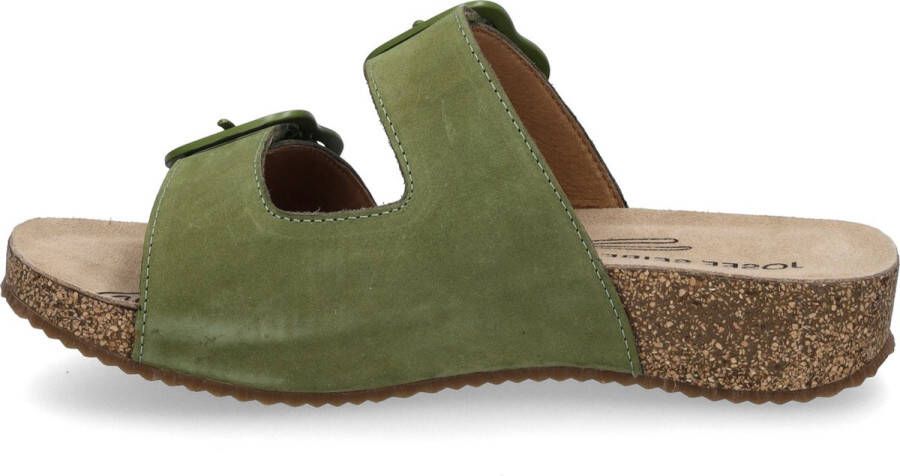 Josef Seibel Slippers TONGA 64 plateau zomerschoen pantoffels met gespsluiting