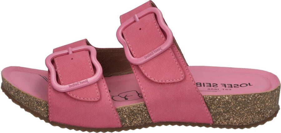 Josef Seibel Slippers TONGA 64 plateau zomerschoen pantoffels met gespsluiting