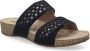 Josef Seibel TONGA~86~~~~~~~~~~~~~~~~~~~~~~ Dames slippers Zwart - Thumbnail 2