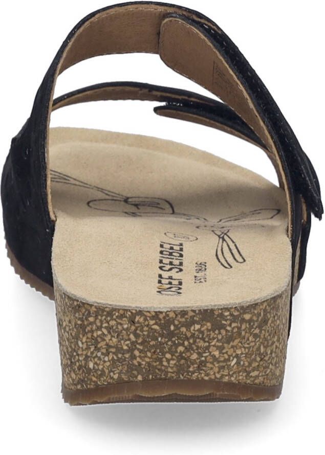 Josef Seibel TONGA~86~~~~~~~~~~~~~~~~~~~~~~ Dames slippers Zwart