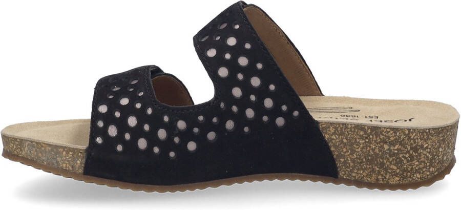Josef Seibel TONGA~86~~~~~~~~~~~~~~~~~~~~~~ Dames slippers Zwart