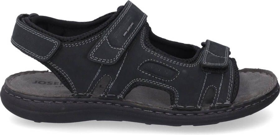 Josef Seibel Sandalen Vincent wijdte: wijd summer shoe velcro shoe leisure sandal with three velcro fasteners