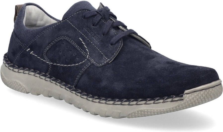 Josef Seibel Veterschoenen Wilson 04 comfortschoen vrijetijdsschoen sneaker met verwisselbaar voetbed