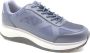 Joya CANCUN II BLUE 224SNE Blauwe heren sneaker met schokdempende PU zolen wijdte H - Thumbnail 1