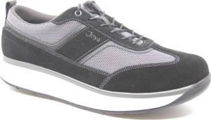 Joya DAVID II BLACK 251cas Zwarte sneaker met schokdempende PU zolen wijdte H