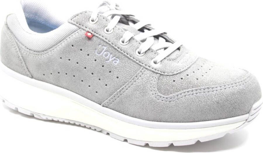 Joya DYNAMO CL. LIGHT GREY 970sne Lichtgrijze sneaker met super zachte schokdempende PU zolen wijdte H