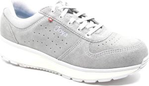 Joya DYNAMO CL. LIGHT GREY 970sne Lichtgrijze sneaker met super zachte schokdempende PU zolen wijdte H