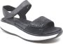 Joya Zwarte Flores Sandalen Comfortabele Wandelschoenen - Thumbnail 1