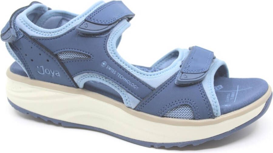 Joya KOMODO BLUE JY057A Blauwe sandalen met schokdempende zolen wijdte H