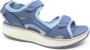 Joya KOMODO BLUE JY057A Blauwe sandalen met schokdempende zolen wijdte H - Thumbnail 1