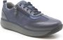 Joya Blauwe Comfort Veterschoenen voor Dames - Thumbnail 1