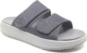 Joya MAX III BLUE 243SAN Blauwe slippers met schokdemping in de zool