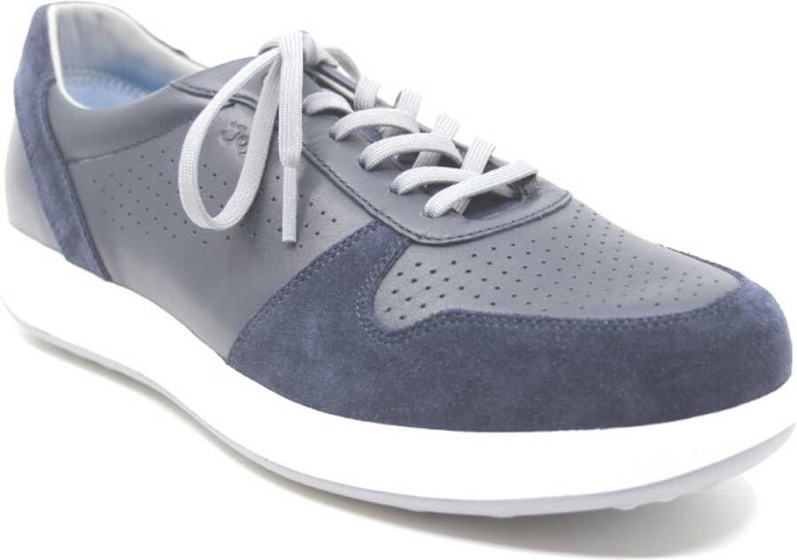 de wind is sterk Reageren Opheldering Joya SVEN DARK BLUE 232SNE Blauwe sneaker met schokdempende PU zolen -  Schoenen.nl