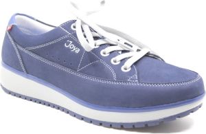 Joya VANCOUVER BLUE 893cas Blauwe veterschoenen met schokdempende PU zool
