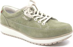 Joya VANCOUVER L. GREEN 977cas Lichtgroene sneaker met schokdempende PU zolen wijdte G