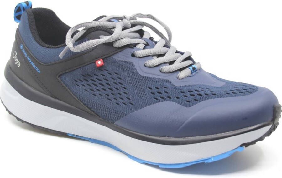 Joya VELOCE BLUE 252sne Blauwe heren sneaker met schokdempende PU zolen