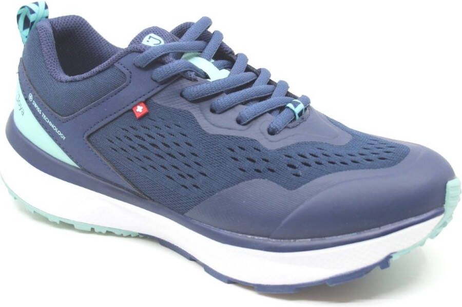 Joya VELOCE BLUE 965sne Blauwe dames sneakers met dempende zoo