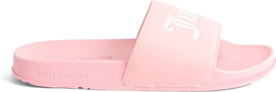 Juicy Couture Carmen Collegiate Embossed Pu Slider ROZE