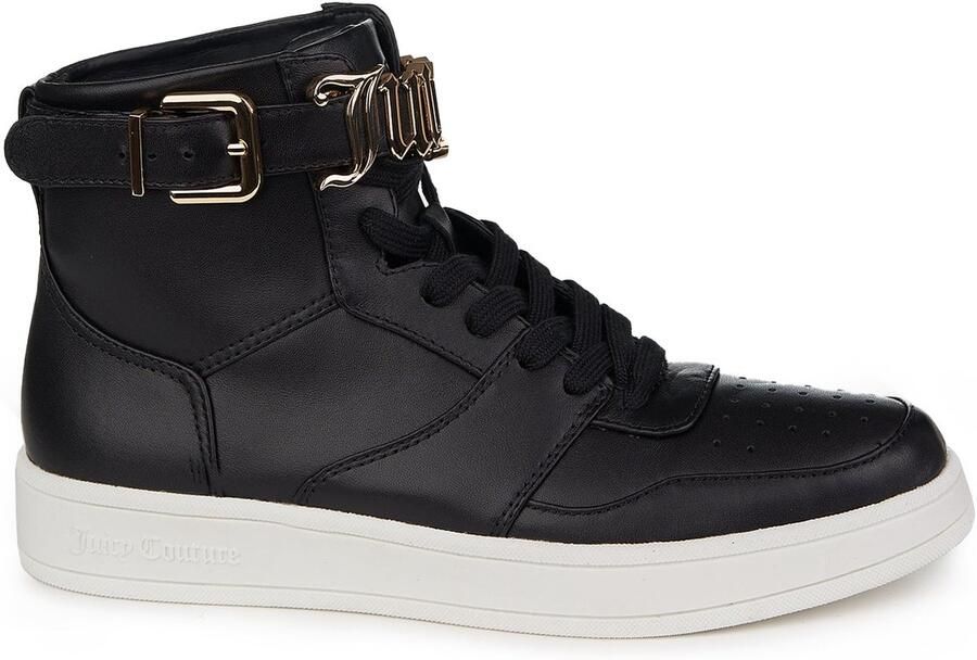 Juicy Couture Sneakers Natuurlijk Leer Candice High Top Zwart