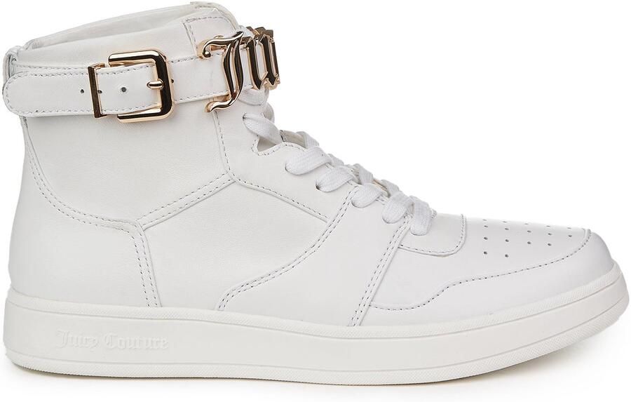 Juicy Couture Stijlvolle leren sneakers met merkdetails White