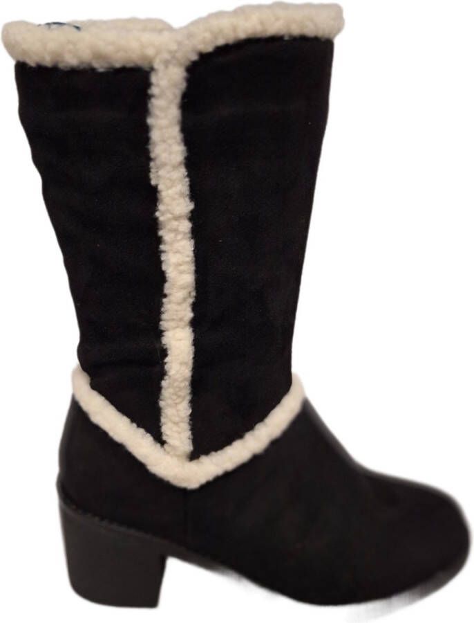 Jumex LAARSJE-FAKESUEDE MET BORGDETAILS-HAK