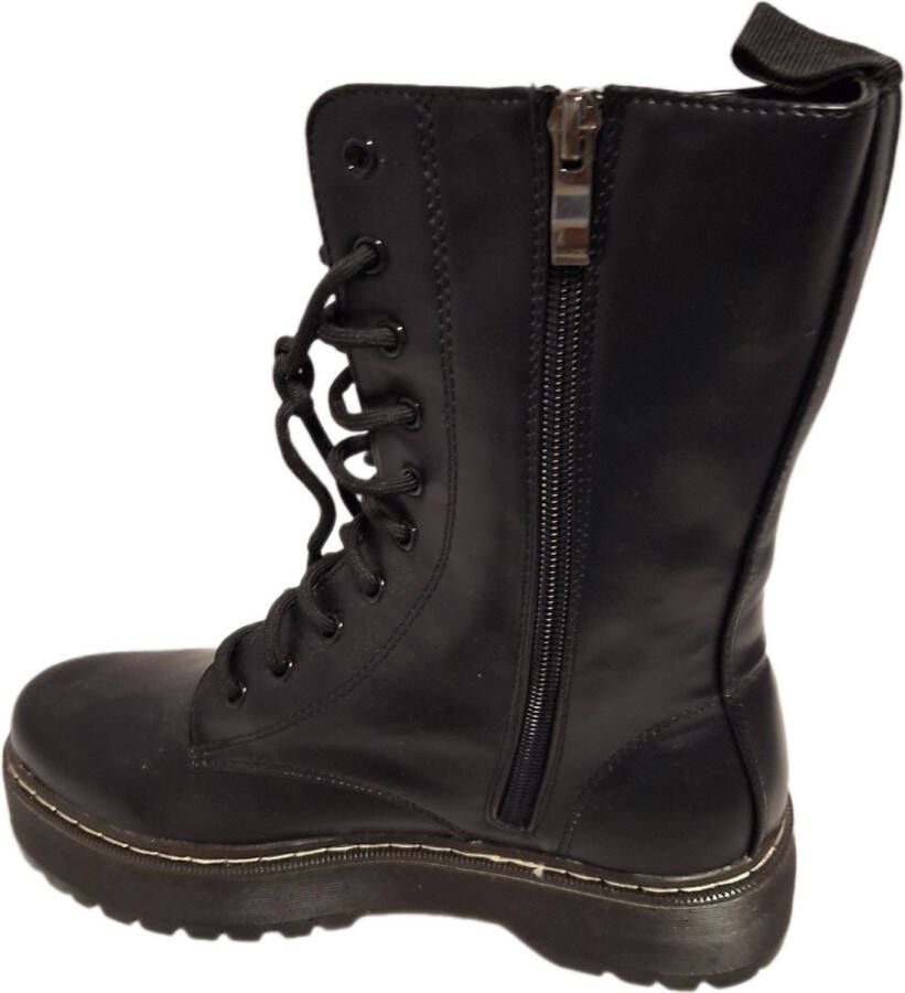 Jumex -VETER BOOTS HALF HOOG-IMITATIE LEER-DR MARTENS STYLE