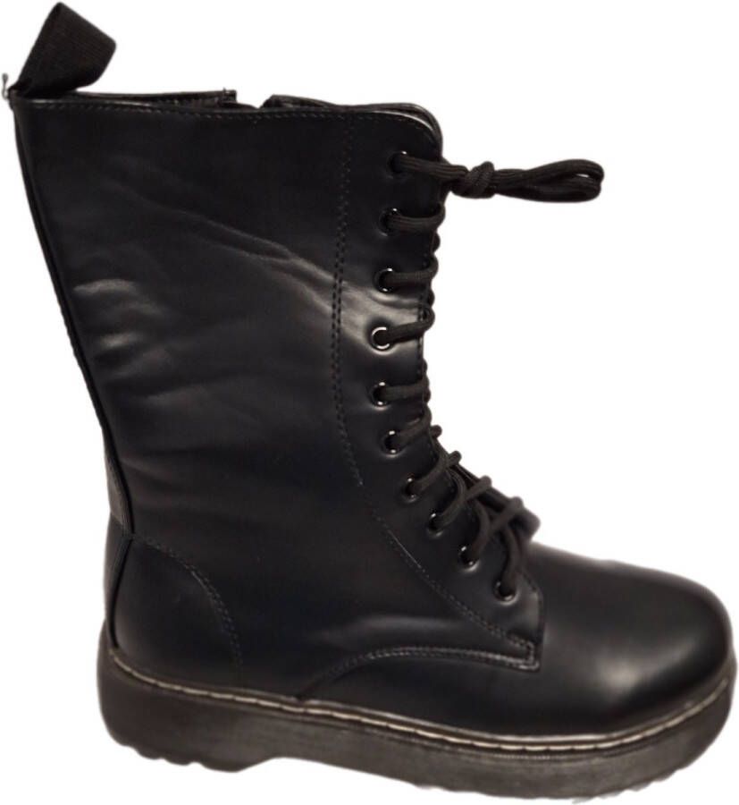 Jumex -VETERBOOTS MAT IMITATIELEER-VETERS EN RITS