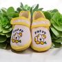 Junior joy Babyschoenen Newborn Junior Geel Met Puppy - Thumbnail 1